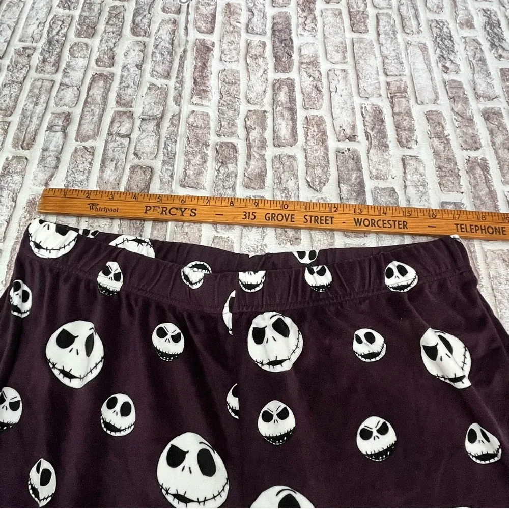 Disney Nightmare Before Xmas Pajama Set 2 Pc Velour Jack Women’s XL 16-18 Purple